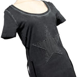 Sirens Collection T-Shirt Black Star Tee - Vintage