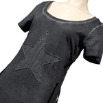 Sirens Collection T-Shirt Black Star Tee - Vintage