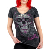 Sirens Collection T-Shirt Calavera V-Neck Tee