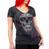 Sirens Collection T-Shirt Calavera V-Neck Tee
