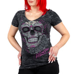 Sirens Collection T-Shirt Calavera V-Neck Tee