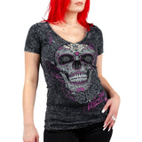 Sirens Collection T-Shirt Calavera V-Neck Tee