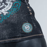 Wornstar Clothing Womens Skull T-Shirt Elegantly Wasted Womens Tee - Black