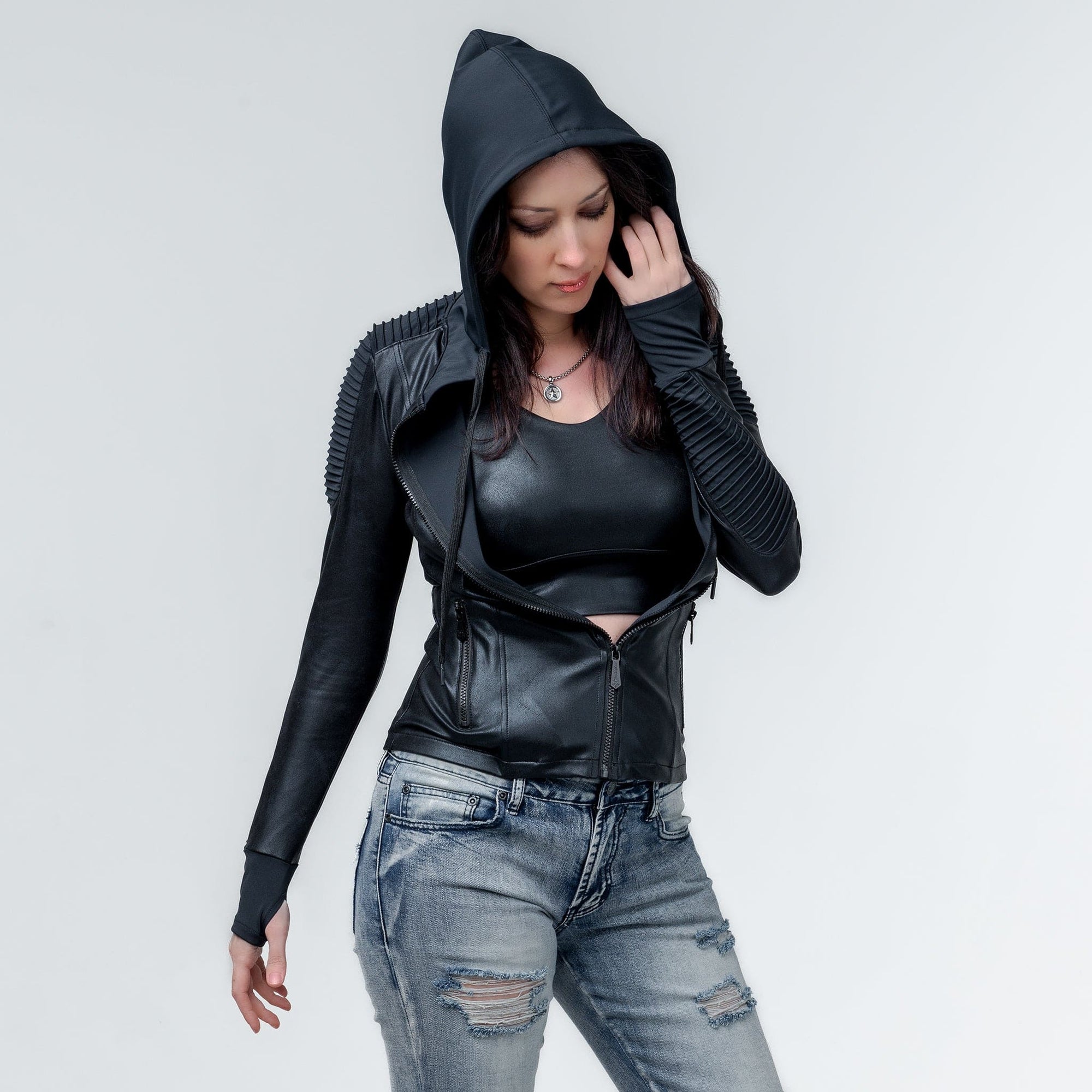 Sirens Collection Dress Fearless Moto Jacket