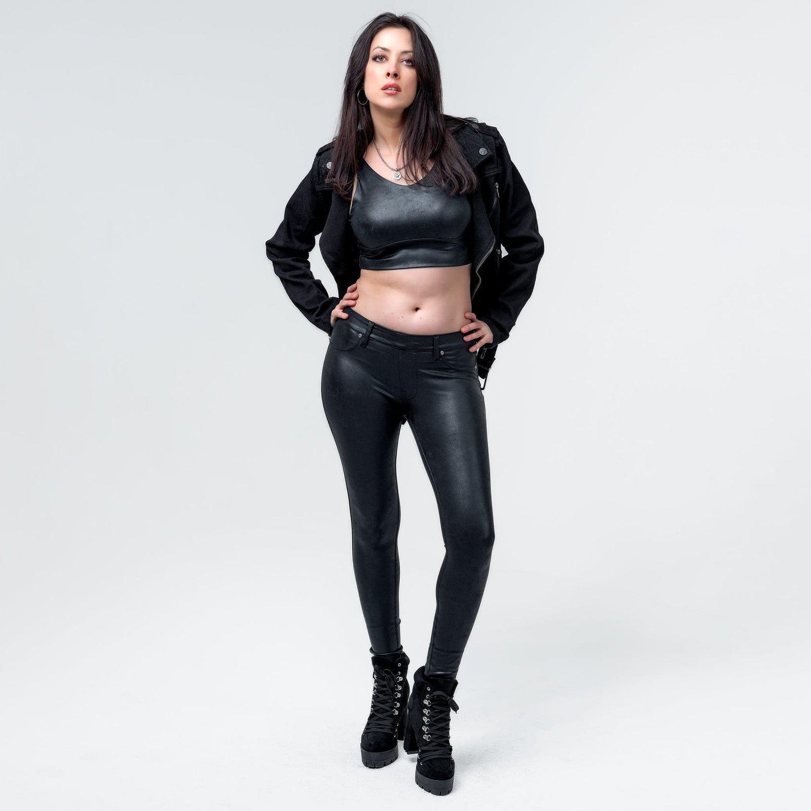 Wornstar Clothing Womens Pants. Fearless Skinny Cut Pants - Black