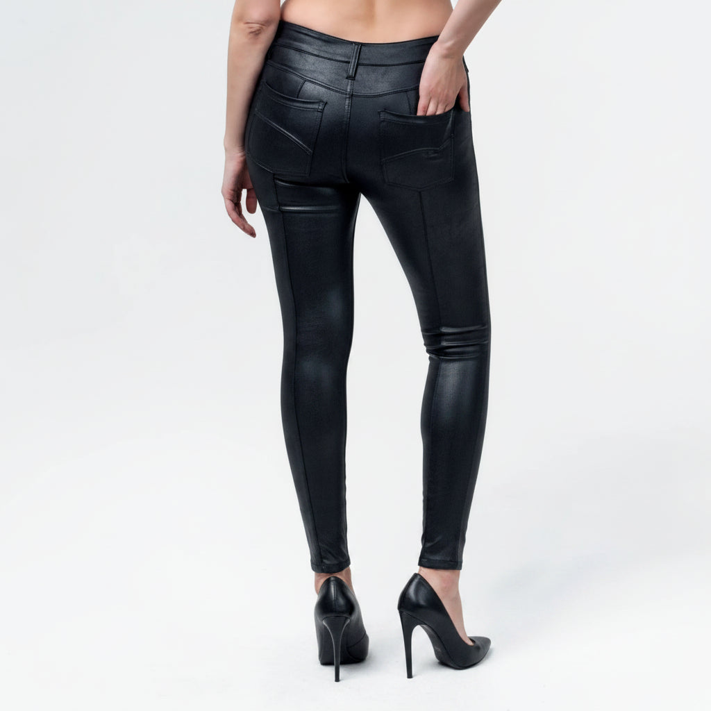 Wornstar Clothing Womens Pants. Fearless Skinny Cut Pants - Black