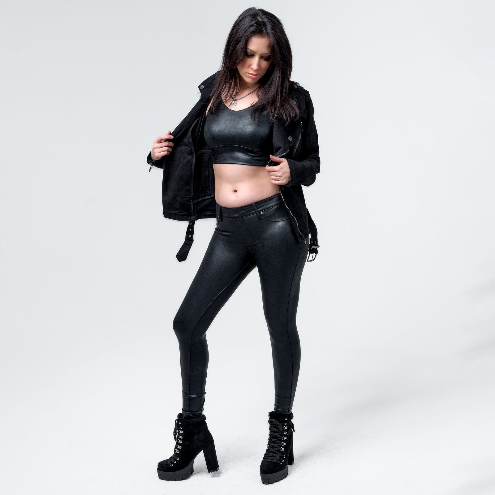 Wornstar Clothing Womens Pants. Fearless Skinny Cut Pants - Black