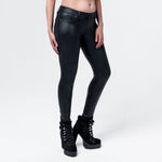 Wornstar Clothing Womens Pants. Fearless Skinny Cut Pants - Black