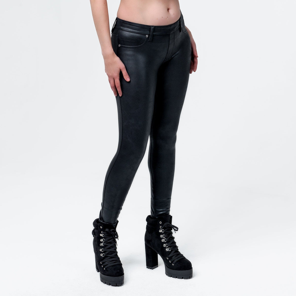 Wornstar Clothing Womens Pants. Fearless Skinny Cut Pants - Black