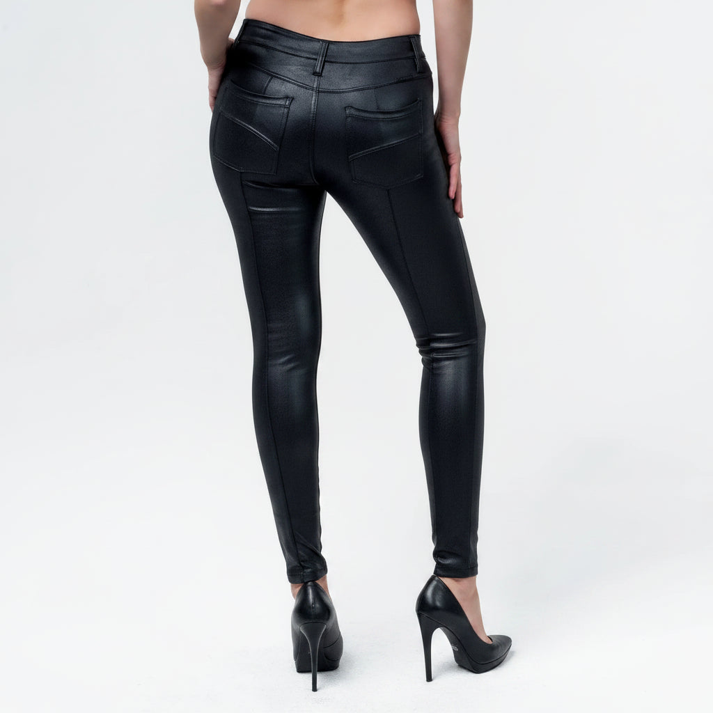 Wornstar Clothing Womens Pants. Fearless Skinny Cut Pants - Black