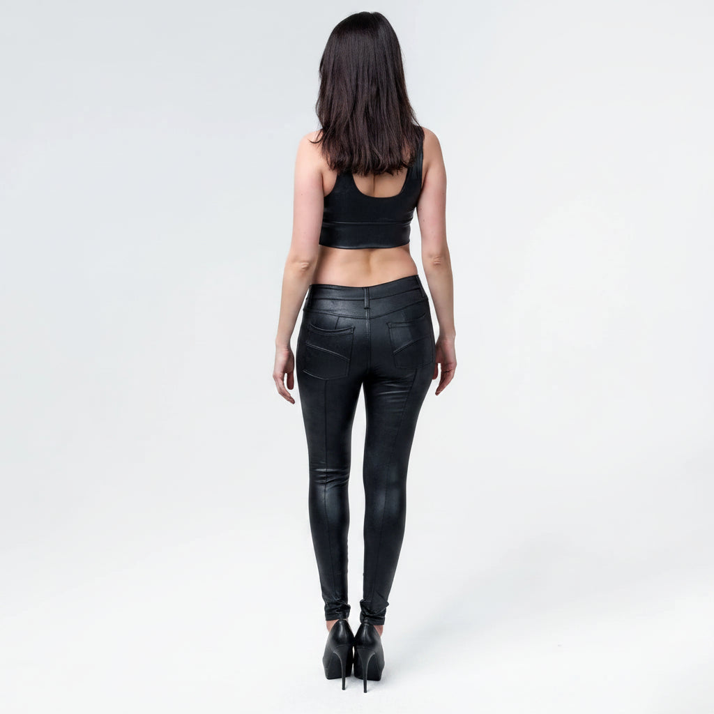 Wornstar Clothing Womens Pants. Fearless Skinny Cut Pants - Black