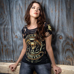Sirens Collection T-Shirt Rock N Roll Forever Cut Tee