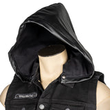 Wornstar mw_product_option Leather Hood Removable Hood