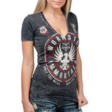 Wornstar Street Wear T-Shirt Immortals Eagle V-Neck Tee
