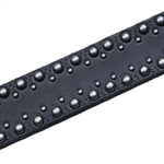 Wornstar Swag Belt Barricade Leather Belt - Aged Metal