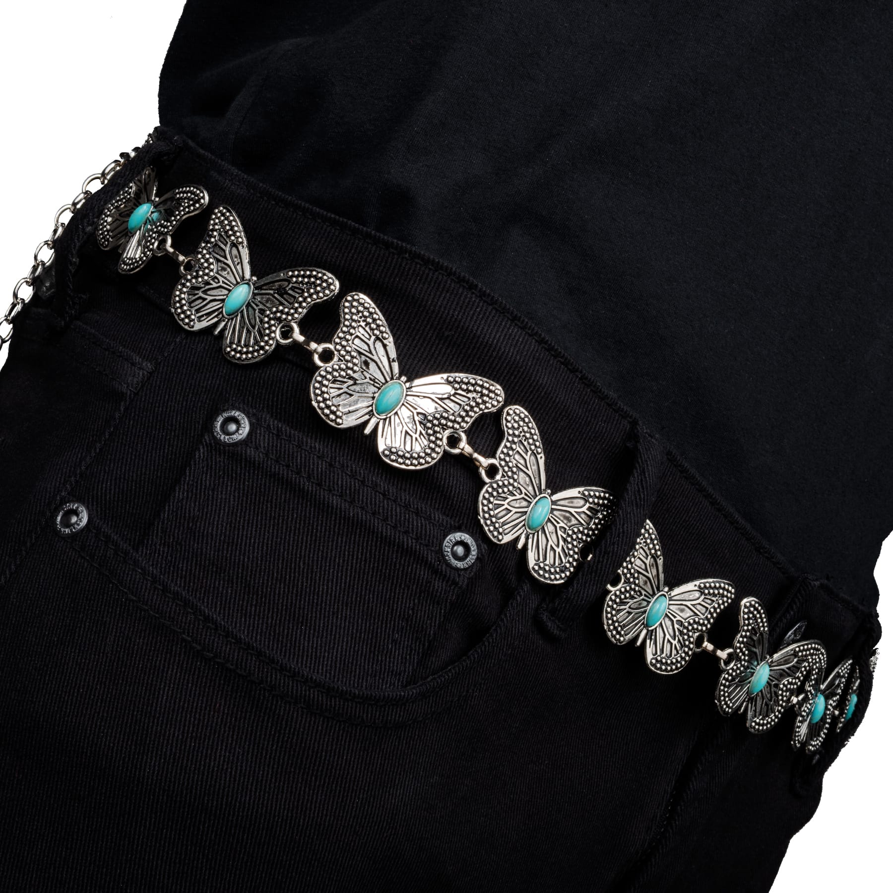 Wornstar Swag Belt Butterfly Metal Belt - One Size