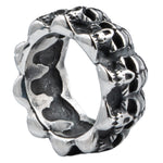 Wornstar Swag Accessory Eternity Skulls Ring