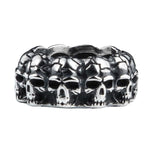 Wornstar Swag Accessory Eternity Skulls Ring