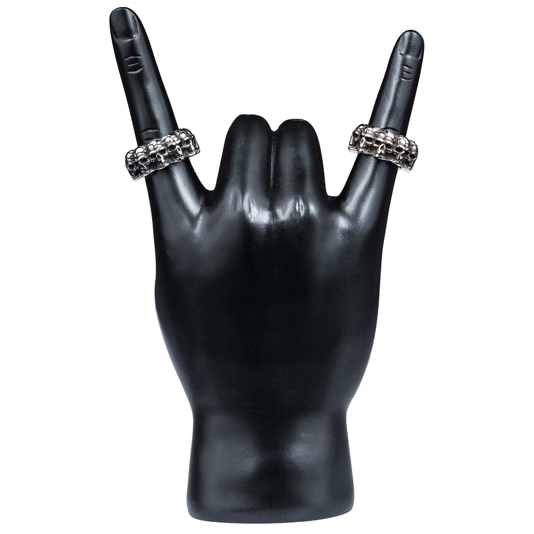 Wornstar Swag Accessory Eternity Skulls Ring
