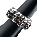 Wornstar Swag Accessory Eternity Skulls Ring