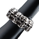 Wornstar Swag Accessory Eternity Skulls Ring