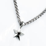 Wornstar Swag Necklace Star on Devils Braid Necklace