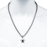 Wornstar Swag Necklace Star on Devils Braid Necklace