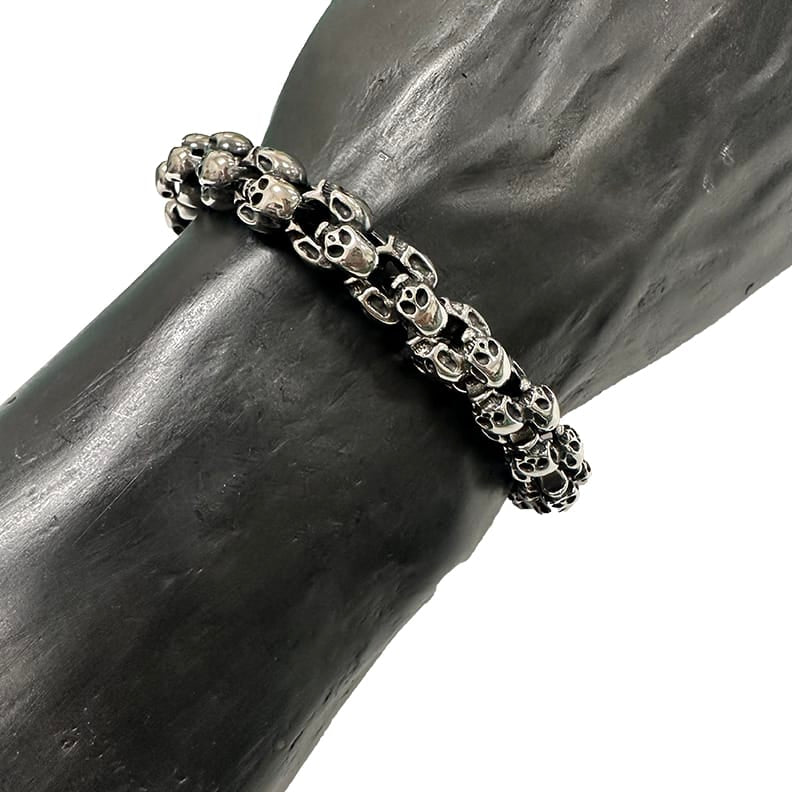 Wornstar Swag Bracelet Wornstar Bracelet - Catacombs - Antique Finish Skulls