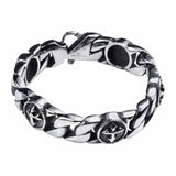 Wornstar Swag Bracelet Wornstar Bracelet - Curb Chain with Crosses