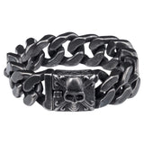 Wornstar Swag Bracelet Wornstar Bracelet - Curb Link with Skull Clasp