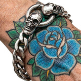 Wornstar Swag Bracelet Wornstar Bracelet - Double Skull x Ring