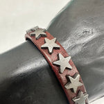 Wornstar Swag Bracelet Wornstar Bracelet - Starred - Oxblood Red