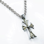 Wornstar Swag Necklace Wornstar Flared Cross Necklace on Devil's Braid