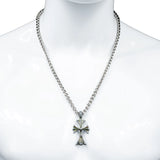 Wornstar Swag Necklace Wornstar Flared Cross Necklace on Devil's Braid