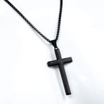 Wornstar Swag Necklace Wornstar Necklace - Plain Cross - Black Finish
