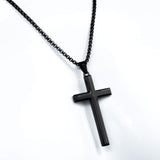 Wornstar Swag Necklace Wornstar Necklace - Plain Cross - Black Finish