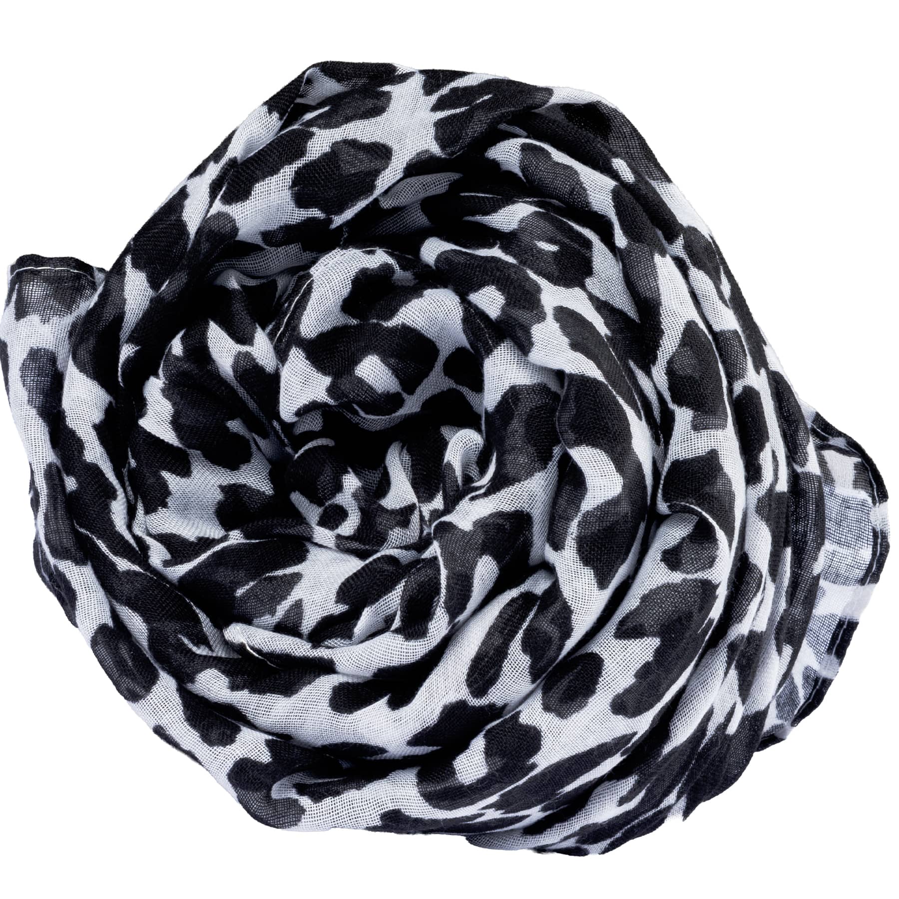 Wornstar Swag Accessory Wornstar Scarf - Leopard Print - Black and White