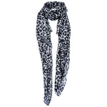 Wornstar Swag Accessory Wornstar Scarf - Leopard Print - Black and White