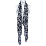Wornstar Swag Accessory Wornstar Scarf - Leopard Print - Black and White