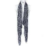 Wornstar Swag Accessory Wornstar Scarf - Leopard Print - Black and White