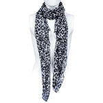 Wornstar Swag Accessory Wornstar Scarf - Leopard Print - Black and White