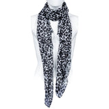 Wornstar Swag Accessory Wornstar Scarf - Leopard Print - Black and White