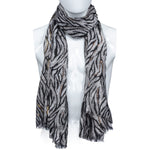 Wornstar Swag Accessory Wornstar Scarf - Lightweight Linen - Zebra