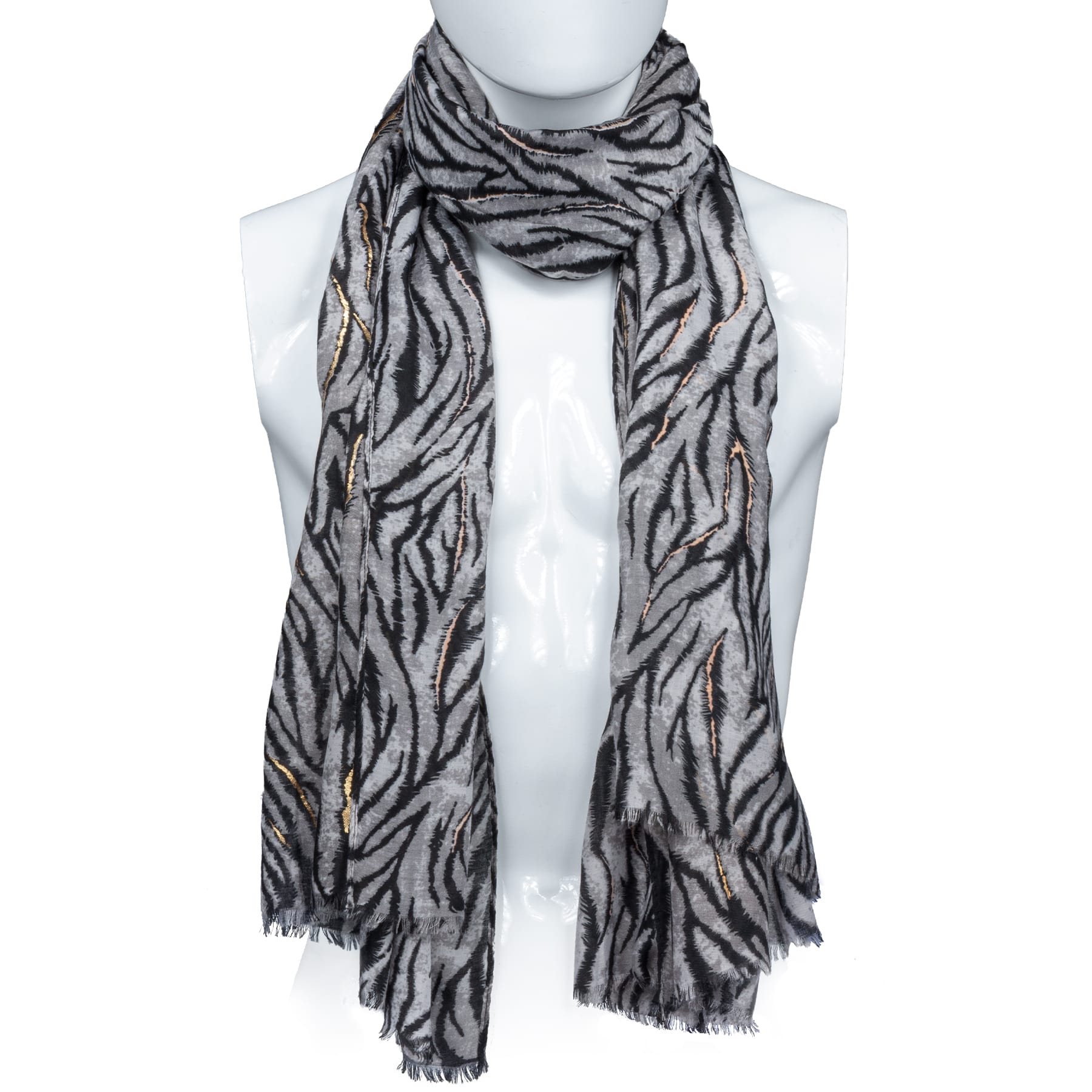 Wornstar Swag Accessory Wornstar Scarf - Lightweight Linen - Zebra