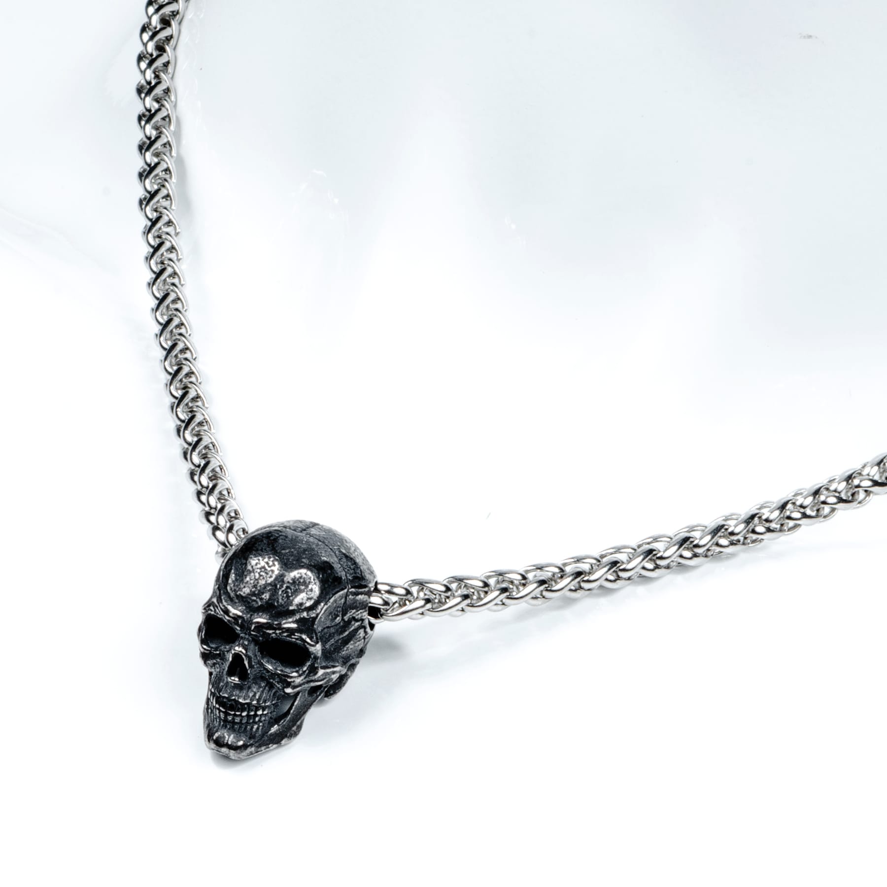 Wornstar Swag Necklace Wornstar Vintage Skull Necklace on Devil's Braid