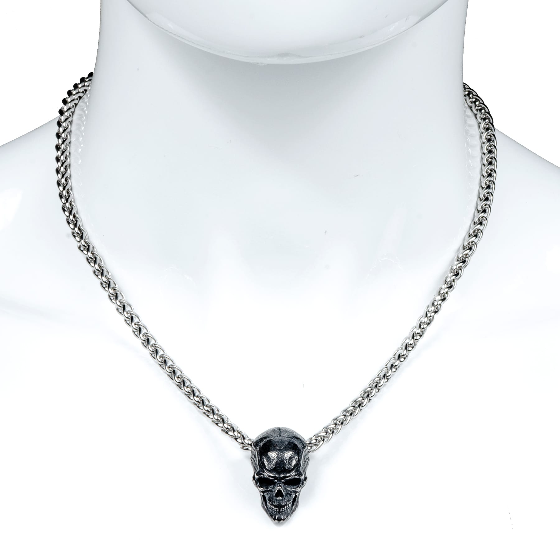 Wornstar Swag Necklace Wornstar Vintage Skull Necklace on Devil's Braid
