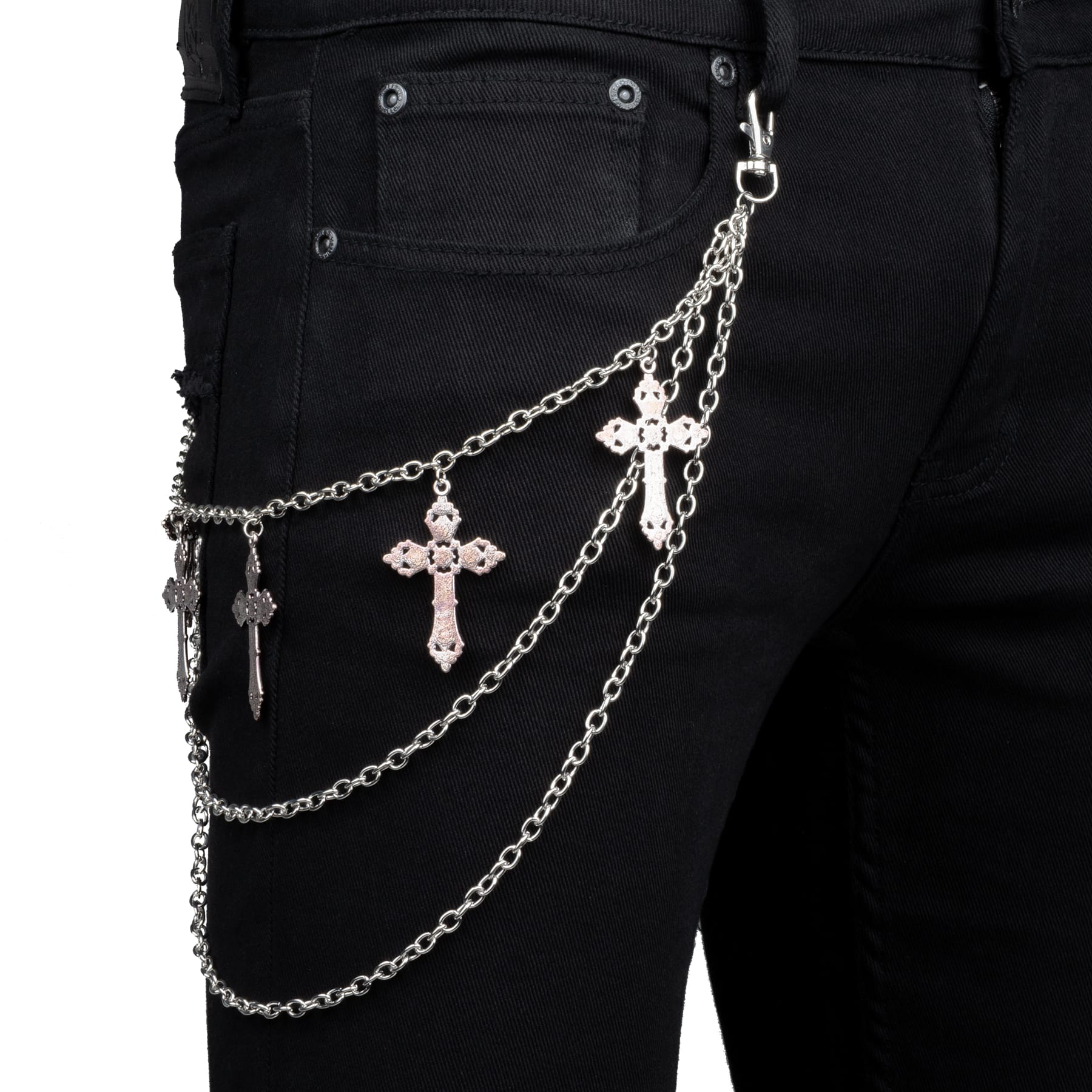 Wornstar Swag Pants Chain Wornstar Wallet Chain - Crosses