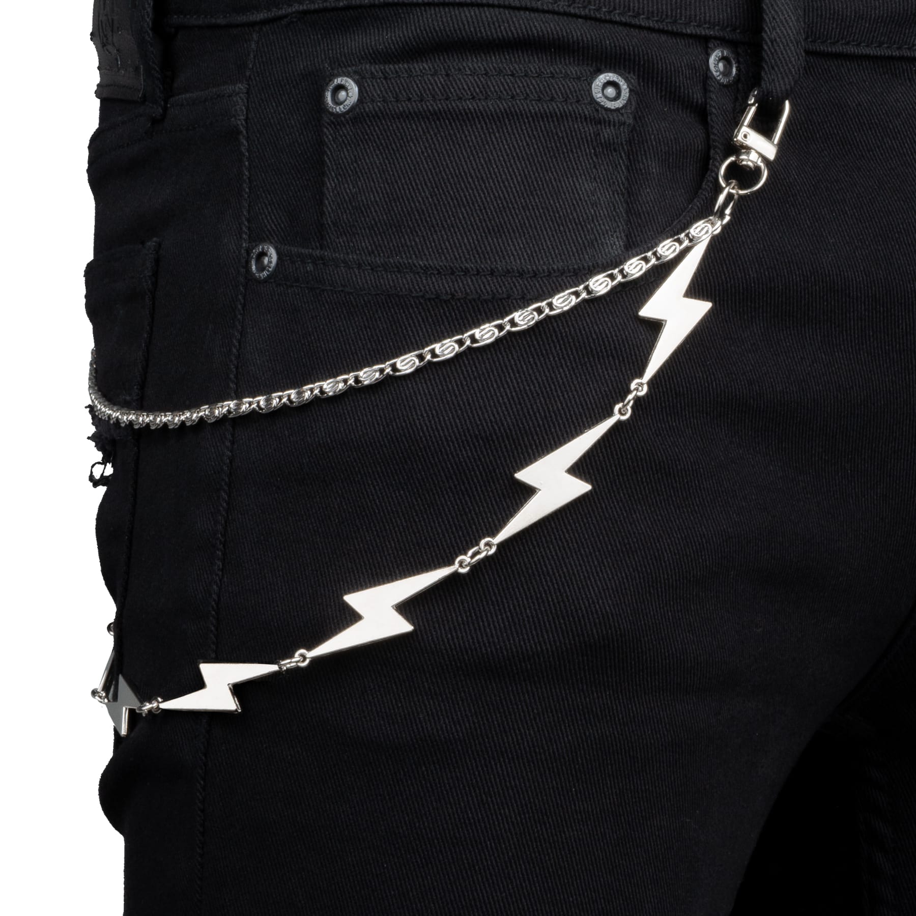 Wornstar Swag Pants Chain Wornstar Wallet Chain - Lightning Strike
