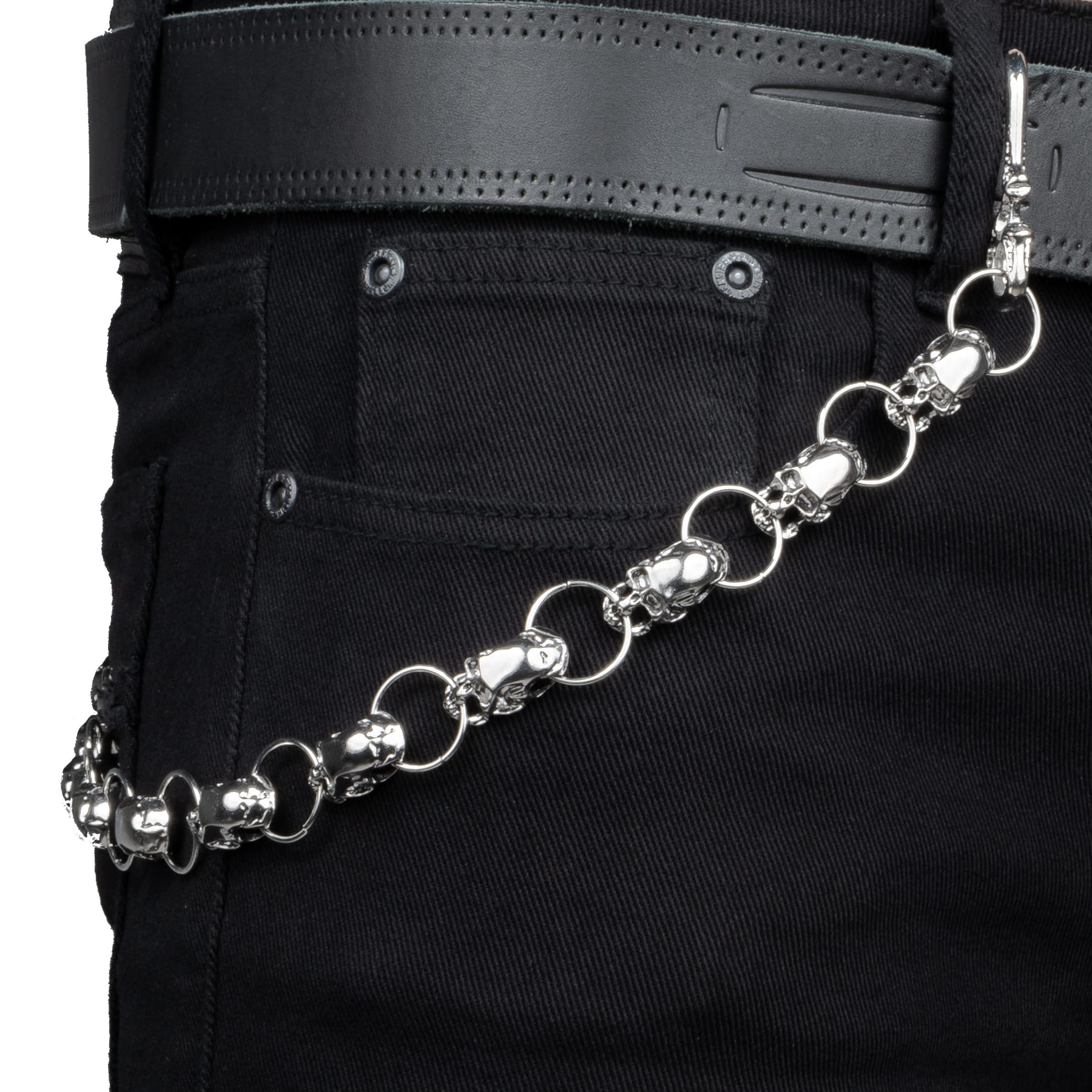 Wornstar Swag Pants Chain Wornstar Wallet Chain - Skulls and Rings