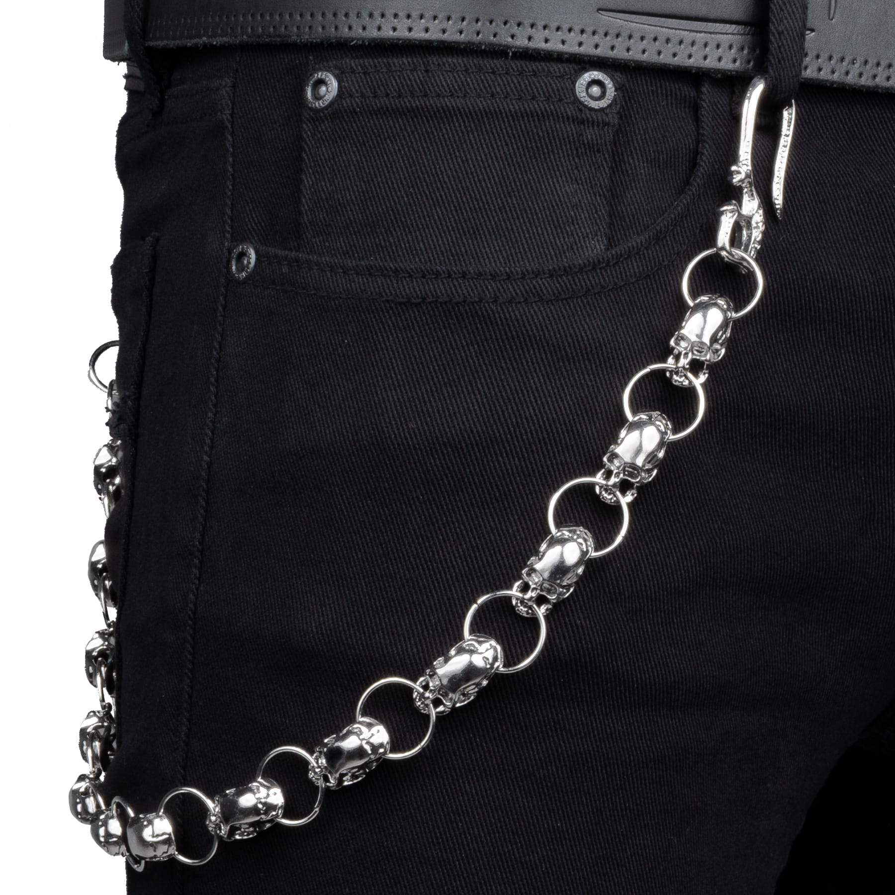 Wornstar Swag Pants Chain Wornstar Wallet Chain - Skulls and Rings